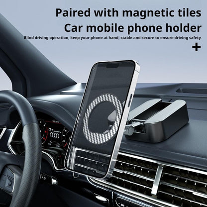 Pocket Folding Airplane Phone Holder, Strong Magnetic Travel Essentials for Flying, 720° Adjustable Cruise & Flight Essentials, Compact & Durable Travel Accessories