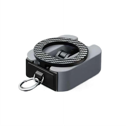 Pocket Folding Airplane Phone Holder, Strong Magnetic Travel Essentials for Flying, 720° Adjustable Cruise & Flight Essentials, Compact & Durable Travel Accessories